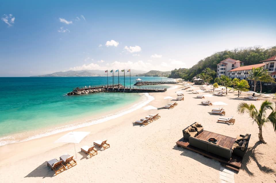 Sandals Resorts Honeymoons Grenada beach