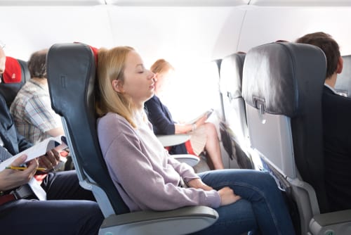 spring travel airline seat