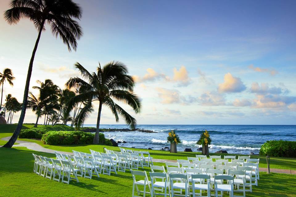 wedding in kauai sheraton resort