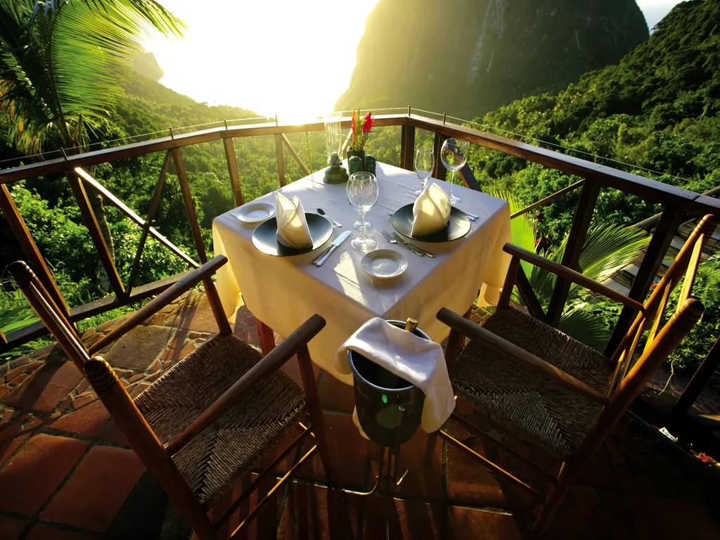 Fine dining - Ladera Resort St. Lucia
